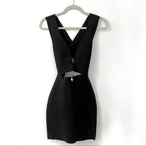 REVOLVE NBD X Naven black bodycon with cutouts